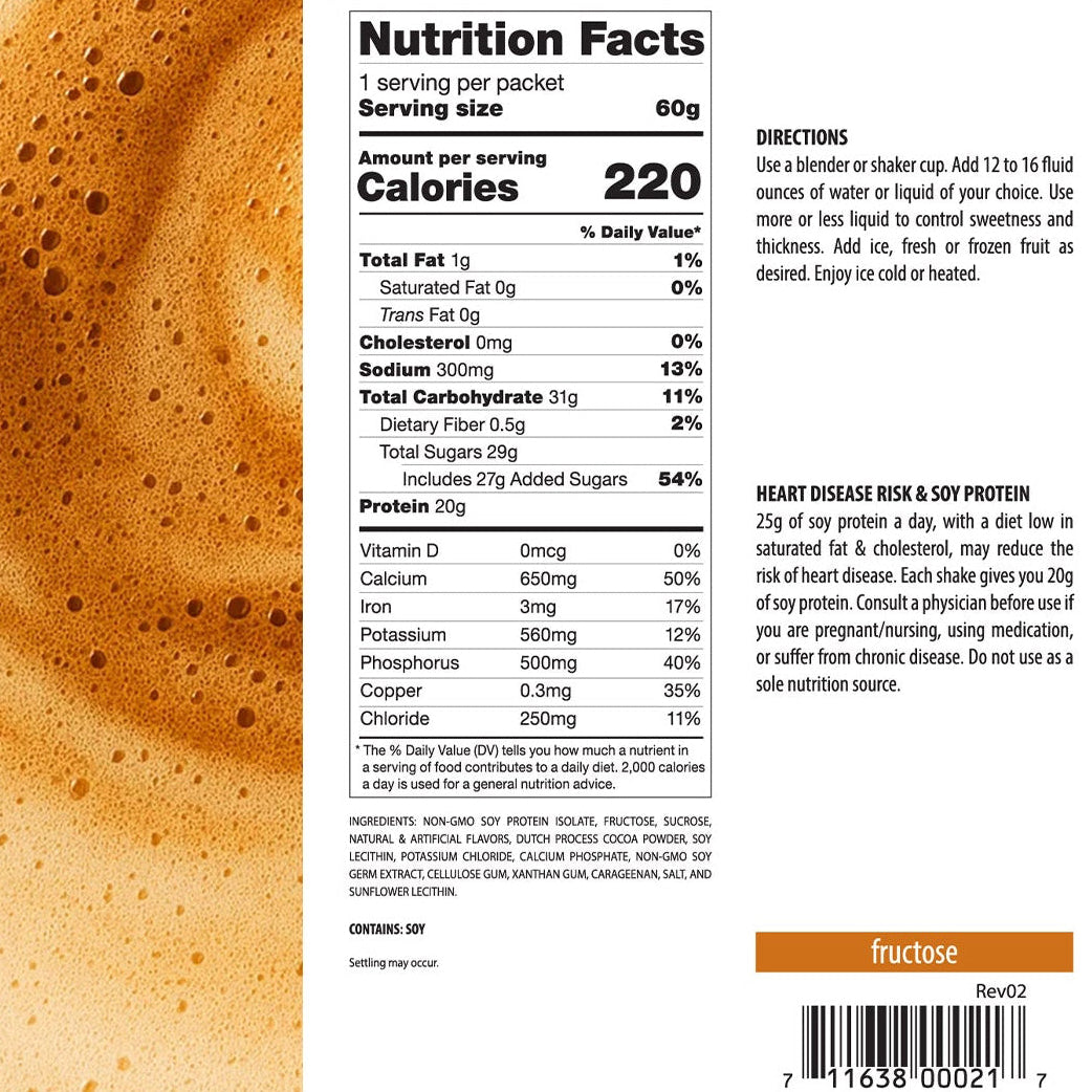 Cappuccino 20g Soy Protein Shake